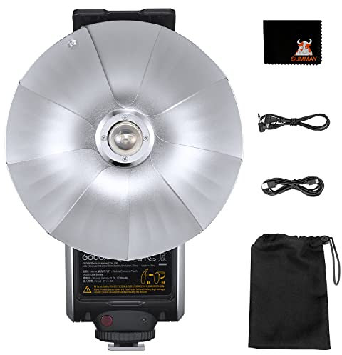 Godox Lux Senior Retro Camera Flash Hot Shoe Mount Flashes with SYNC Cable Auto and Manual Falsh Control Speedlight for Nikon Canon Sony Fuji Olympus with Hot-Shoe Film Camera & Digital Camera