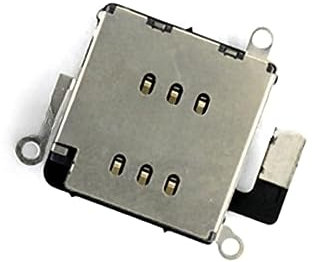 NATEFEMIN Phone Repair Welding Dual SIM Card Slot SIM Card Tray with Cable Reader Flex Cable Replacement Accessories for iPhone 11