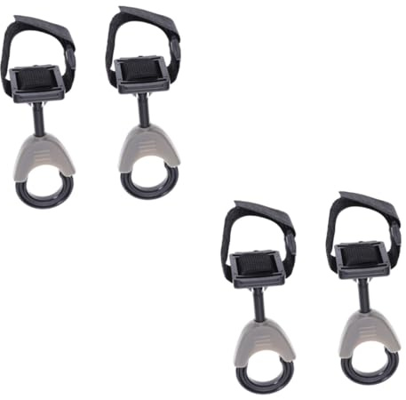 ibasenice 4stücke Drehbare Kinderwagen Haken Karabiner Clips Für Taschen Und Zubehör Starke Und Halterung Für Einkäufe Joggen