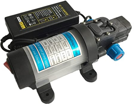 AttreX Stainless Steel Booster Pump Lawn Jet Pumps Portable Self-Priming Electric Car Wash, High Pressure Cleaner Auto Car, Wash Gun Pump with Water Pump for Home Garden Water Transport Irrigation Pum
