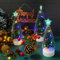 3 Stück LED Mini Weihnachtsbaum,Tannenbaum Künstlich Klein,Bunte Lichter Weihnachtsbaum,Mini Weihnachtsbaum mit Led,Mini Weihnachtsbaum mit Beleuchtung,Weihnachten Deko 16/19/21cm