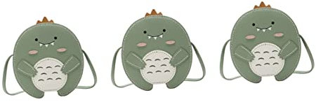 ibasenice 3 Sätze Kleine Tasche Diy Material Ledermaterial Mädchen Spielzeug Karikatur Umhängetasche Diy Zubehör Für Die Herstellung Von Taschen Taschenbasteln Webset Die Kette Weben Pu