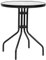 CKioict Partytisch Bistrotisch Outdoor Stehtisch Outdoor Gartentisch Schwarz Ø60x70 cm StahlGeeignet für Pools, Gärten, Rasenflächen