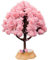 Arbre Sakura Artificiel, Fleur De Cerisier Réaliste, Mini Arbre À Fleurs, Pot D'ornement, Fleur Décorative, Accessoire Monté sur Voiture