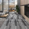 ZEYUAN PVC-Laminat-Dielen 4,46 m² 3 mm Selbstklebend, Fliesenfolie, Laminatboden, Küchenrückwand Folie, Bodenbelag Selbstklebend, Wandverkleidung, Deckenpaneele, Glänzend Grau