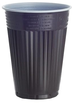 daybays Einweg Thermobecher Braun-Weiß 180 ml, 2000 Stk. Automatenbecher, Plastik Kaffeebecher, Einwegthermobecher 0,18l, Heißgetränkbecher Automatengängig (2000)