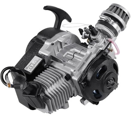 H-YEEU 49CC 2 Stroke Mini Moto Engine Carb Pullstart Vergaser Luftfilter Head Mini Motor für ATV Dirt Bike Quad Pocket Bike