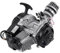 H-YEEU 49CC 2 Stroke Mini Moto Engine Carb Pullstart Vergaser Luftfilter Head Mini Motor für ATV Dirt Bike Quad Pocket Bike