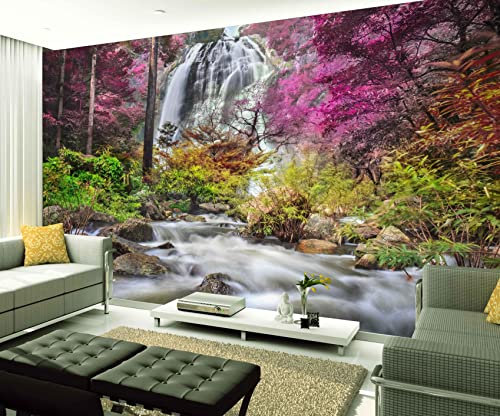 Galaxy Planet Wandbild Poster 3D Tapete HD Druck Wanddekoration für Schlafzimmer Wohnzimmer Büro Blau Panorama Landschaft 250 x 175 cm