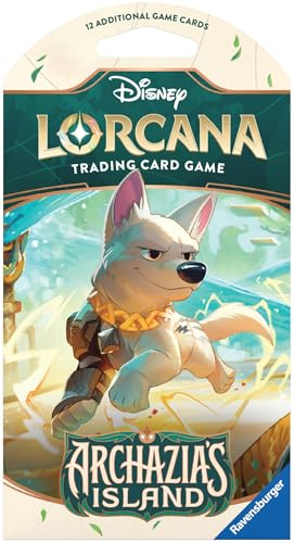 Ravensburger Disney Lorcana TCG: Archazia's Island Single Booster Pack (12 Cards) | Collectible Trading Cards | Ideal for Disney Fans & TCG Players | Suitable for Ages 8+
