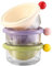 SUMKTO 3PCS Panier de vidange Alimentaire Double Couche Fruits et légumes Panier de Lavage Accueil Cuisine Drainer Gadgets Accessoires