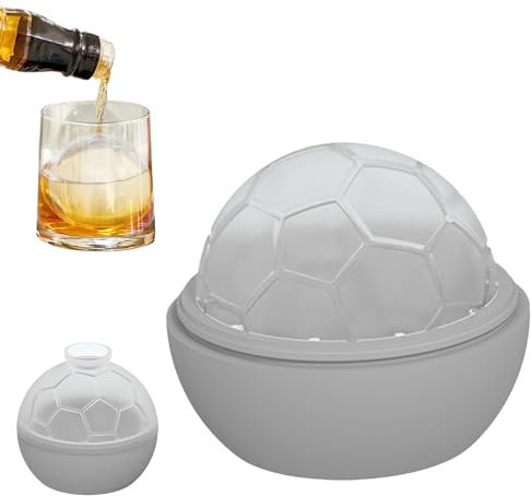 Silicone Tray, Reusable Silicone Mold, Ice Ball Maker, Large Round Chill Tool, Whiskey Sphere Ice Mold, Food-Grade Non-Stick, Durable, Cocktails Parties Kitchen Use, 2.09x2.17 In