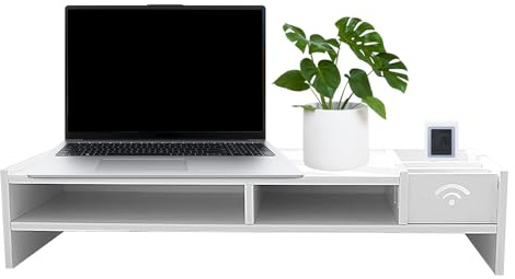 Generisch Support de pour Bureau - Organiseur de Bureau à 3 Niveaux - Accessoires informatiques pour Affichage du Travail et Stockage - DESSK Riser - Office Home College Dorm Gaming Setup