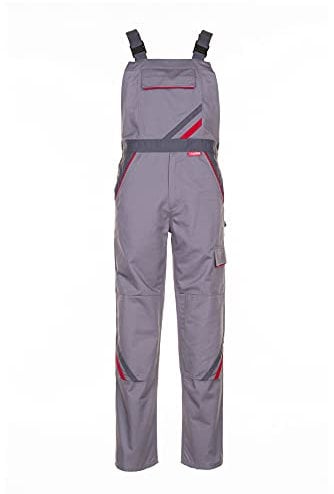 Planam Highline Herren Latzhose Zink Schiefer rot Modell 2331 Größe 30