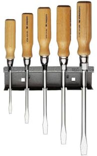 FACOM ATHH.PJ3 Jeux de Tournevis manche bois, Beige, Set de 3 Pièces