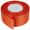 Trimming Shop Orange Ribbon Roll - 40mm x 25 Metres - Double Sided Satin Brightly Coloured - 100% Polyester - for Gift Wrapping, Decorating, Arts and Craft - Machine Washable