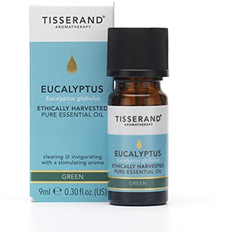 Tisserand Aromatherapy ,Eucalyptus - Ethically Harvested Essential Oil ,Massage Oil, Aromatherapy Oil , Skin Oil, Oil For Diffuser ,100% Pure Essential Oil - 9ML
