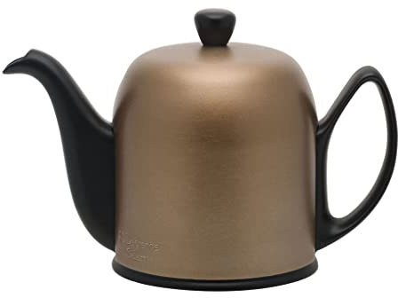 DEGRENNE - 237414 Théière Salam Noir Cloche Bronze 4 Tasses 0.70 L