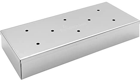 FireRocket Smokerbox Räucherbox Räucherschale Gasgrills Holzkohlegrills Grillzubehör 22,5 x 9,5 x 4,0cm