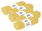 Sacchetti per Raccolta Differenziata Rifiuti cm52x65 - 100 pezzi (5 rotoli a strappo da 20pz) - Sacchetti spazzatura colore Giallo semi-trasparente, sacchi gialli pattumiera, immondizia da 30 litri