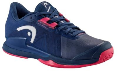 HEAD Women's Sprint Pro 3.5 Women Tennisschuh, dunkelblau/Azalea, 40.5