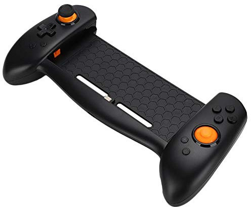 ADITAM Game Controller Mobile Game Trigger Hand Grip, Plug and Play Game Handle Holder Joystick for Switch Game Console, Black Double the comfort