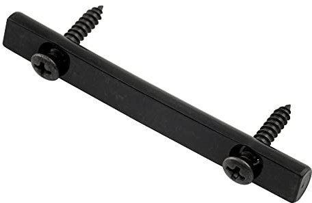 Musiclily Pro 48mm Messing FR Saitenniederhalter String Retainer Bar Tree für Floyd Rose Style Double Locking Tremolo System E-Gitarre, Schwarz