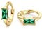 Finrezio Gold Creolen Ohrringe für Damen Klein Creolen Silber 925 14 Karat vergoldet Hypoallergen Huggie Creolen Zirkonia Creolen Kleine Gold Creolen Ohrringe Silber 925