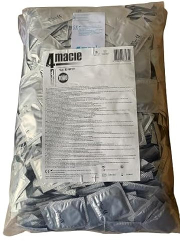 4macie bulk 1000 Kondome aus Naturkautschuklatex - EN ISO 4074 - CE 0123