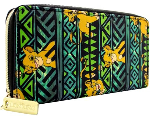 Cercle De La Vie Futur Roi des Lion Porte-Monnaie/Portefeuille Clutch Porte-Monnaie & Porte-Cartes, Vert