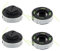 Ymholok Lot de 4 bobines de tête de débroussailleuse C3-2 pour Stihl FSA 57 FSE 52 Weed Eater - Remplace 4009 710 4305,4009 710 4306