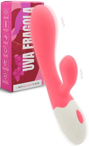 MySecretCase Sex Rabbit Vibrator für Frauen - Erotisches Sexspielzeug Frau Solo und die Paare, Vibration Woman Sextoy, Leise Vibratoren, Klitoris Auflege Sextoys, Vagina G Punkt Stimulator fur Sie