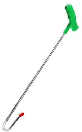 48 cm Gancho para Ovejas, Herramienta Ergonómica de Metal para Atrapar Ovejas en Entornos Agrícolas, Firme, Confiable y Humanitaria