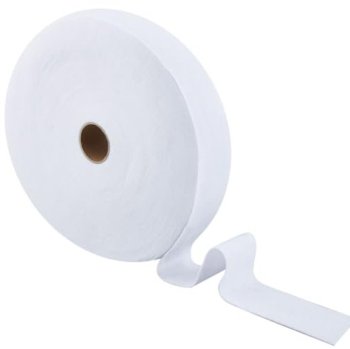DICOSMETIC Rouleau de 35 m de bande intissée en coton polaire non tissé, 5,4 cm de large, flexible, pour tapis Jelly Roll