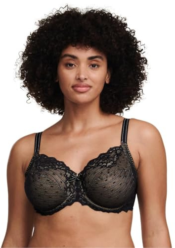 Chantelle Women's Rive Gauche Full Coverage Unlined Bra, Black, 38D