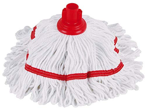 Discounted Cleaning Supplies Abbey Hygiene socket Mop Head 300grm Red -YLTR30