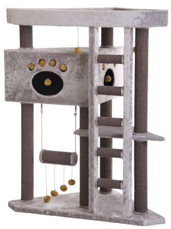 Nobby Kratzbaum RICCO Plus, hellgrau, 79 x 79 x 136 cm, 1 Stück