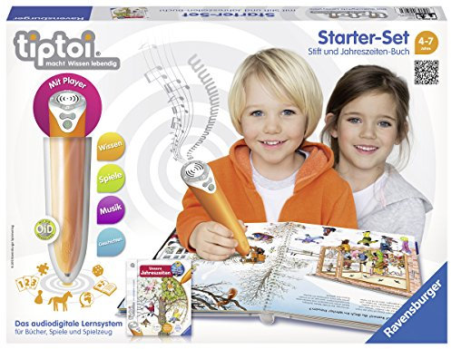Ravensburger Lernspiel tiptoi Starter-Set mit Stift und Buch - 00506 / Erkunde spielerisch und interaktiv die 4 Jahreszeiten