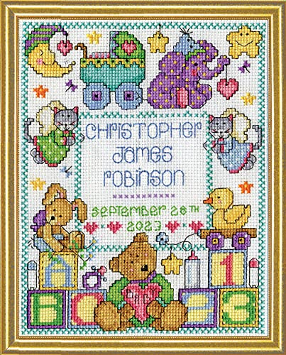 Design Works Baby Sampler Cross Stitch Kit