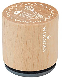 Woodies COLOP Holz-Stempel - Quirl - Abdruckgröße 30 mm