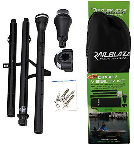 Railblaza Dinghy Sichtbarkeitsset, Schwarz, Nicht zutreffend