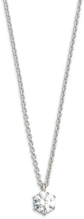 XENOX® Krappe Halskette - Damen Halskette aus hochwertigem925/- Sterlingsilber mit Zirkonia Stein | XS7211