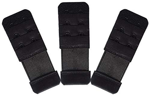 AKAAYUKO Bra Extender 2 Hook Comfortable Women Bra Strap Extension Adjustable, Pack of 3