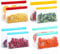 Joyoldelf Lot de 8 Sac Congelation Zip - Sac Congelation Alimentaire Reutilisable et Stand Up, Sacs de CongéLation en Silicone Sans BPA, Sacs de Rangement PEVA Pour Sandwich, LéGumes, Viandes