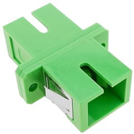Elfcam - Adaptador de Cable de Fibra Óptica SC/APC a SC/APC Simplex, 1 Unidad, para Televisión