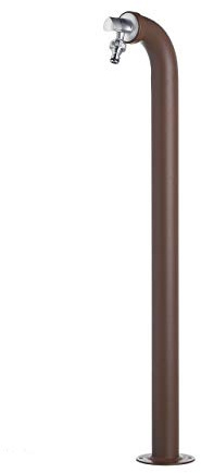 BEL-FER Brunnen Modell Periskop, Modell 42/PS, komplett mit Anlage und Wasserhahn, Farbe Rost