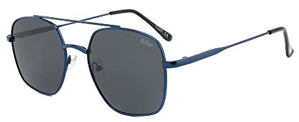 Lee Cooper Men Square Polarised Sunglasses Grey Lens (LC1032C01)