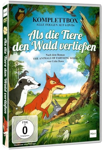 Als die Tiere den Wald verließen - Remastered Komplettbox - Die Kult/Animationsserie nach dem Roman von Colin Dann - OT: The animals of farthing wood [6 DVDs]
