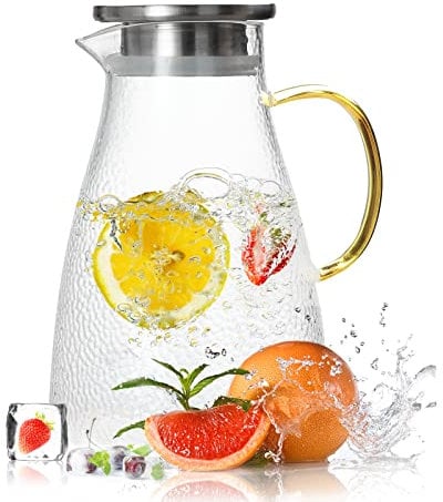 Water Jug,Fast Boil Electric Kettle, 2.0 L, 2300 Watts, Glass Kettle Easy to Clean