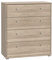 Newroom Kommode Sonoma Eiche Sideboard Modern - 73,7x85,5x34,8 cm (BxHxT) - Highboard Anrichte - [Albus.Five] Büro Arbeitszimmer Wohnzimmer